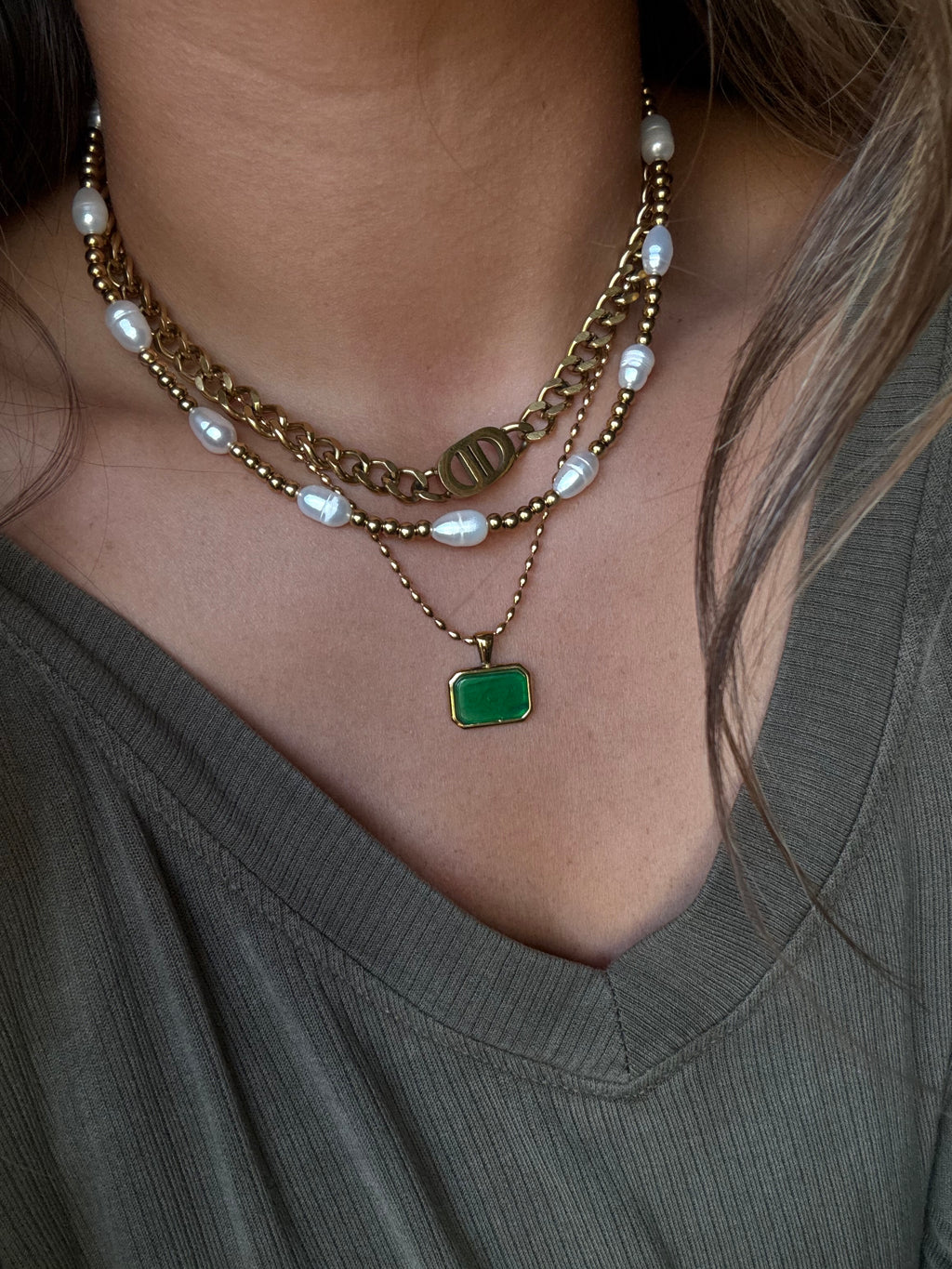 Goddess Pearl Necklace