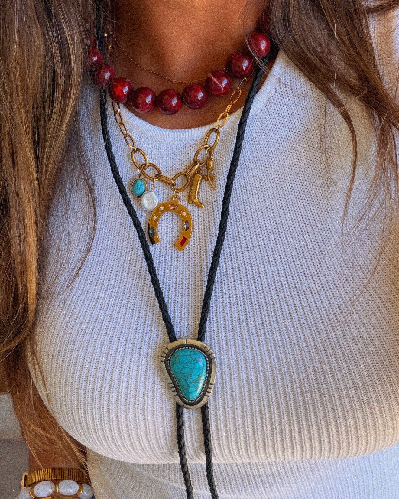 Western Turquoise Bolo