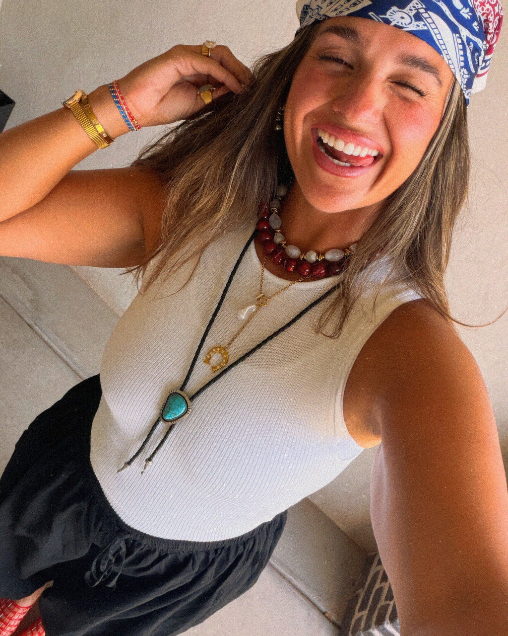Western Turquoise Bolo
