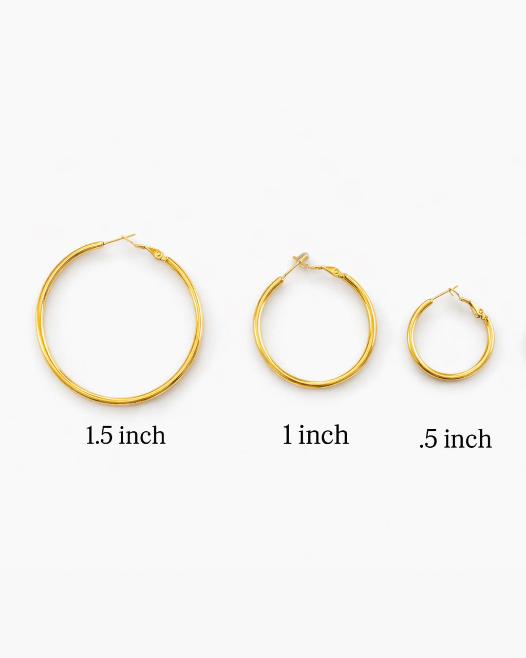 Classic Gold Hoops