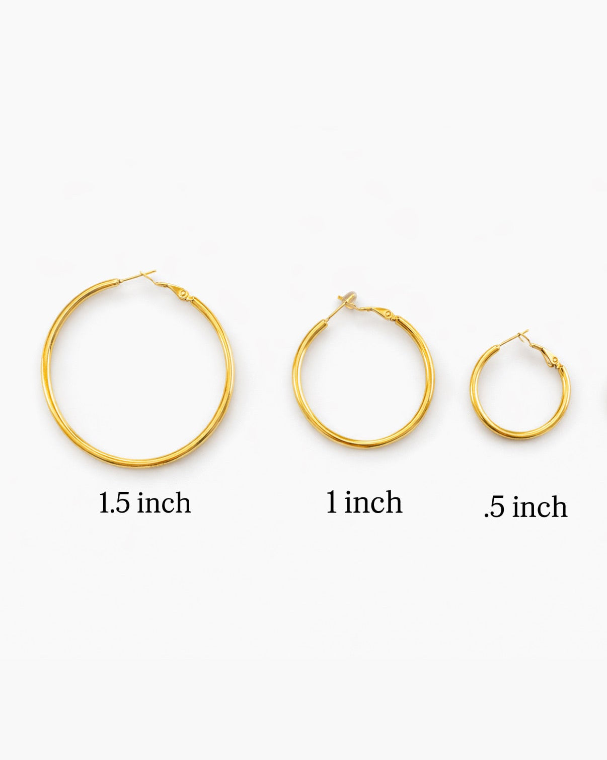 Classic Gold Hoops