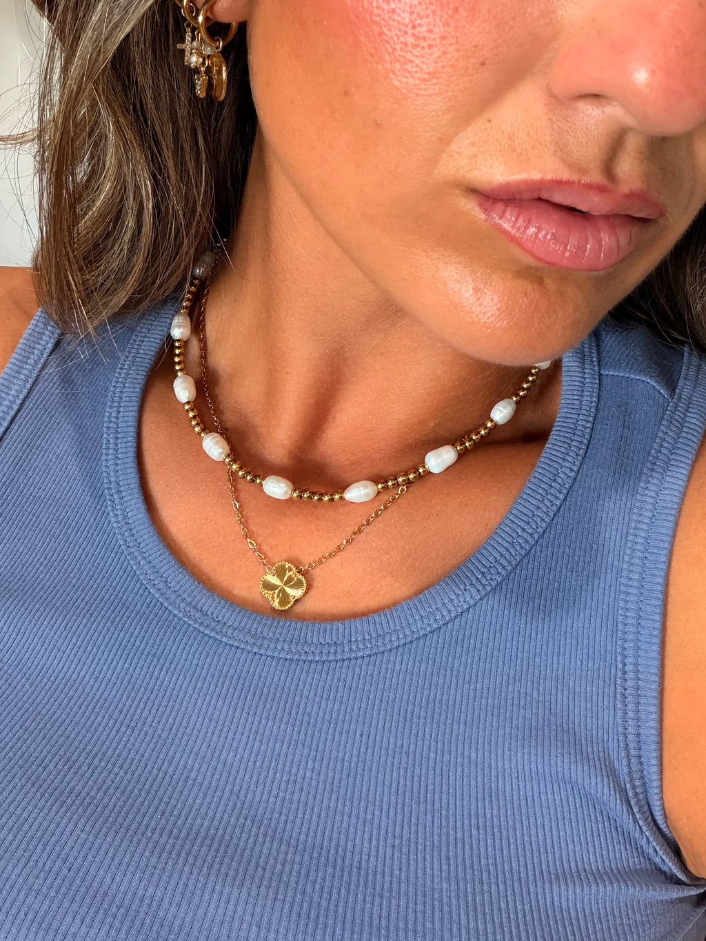 Golden Clover Necklace