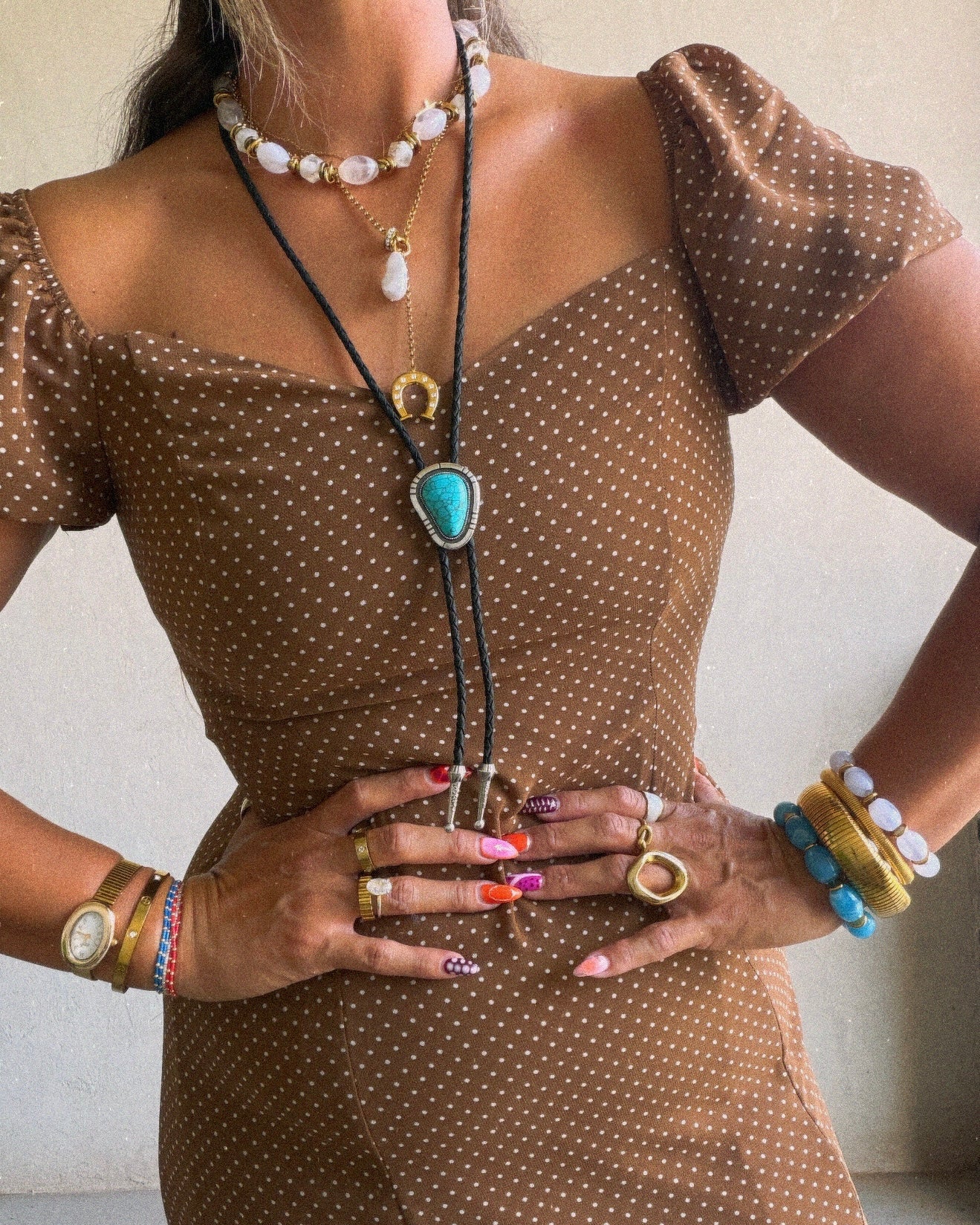 Western Turquoise Bolo