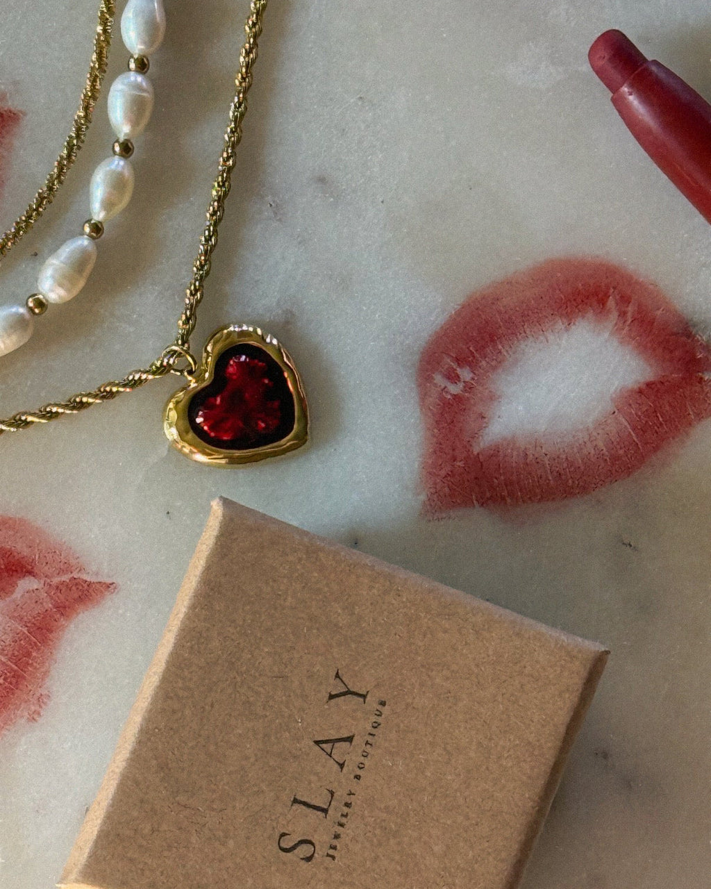 Crimson Heirloom Necklace