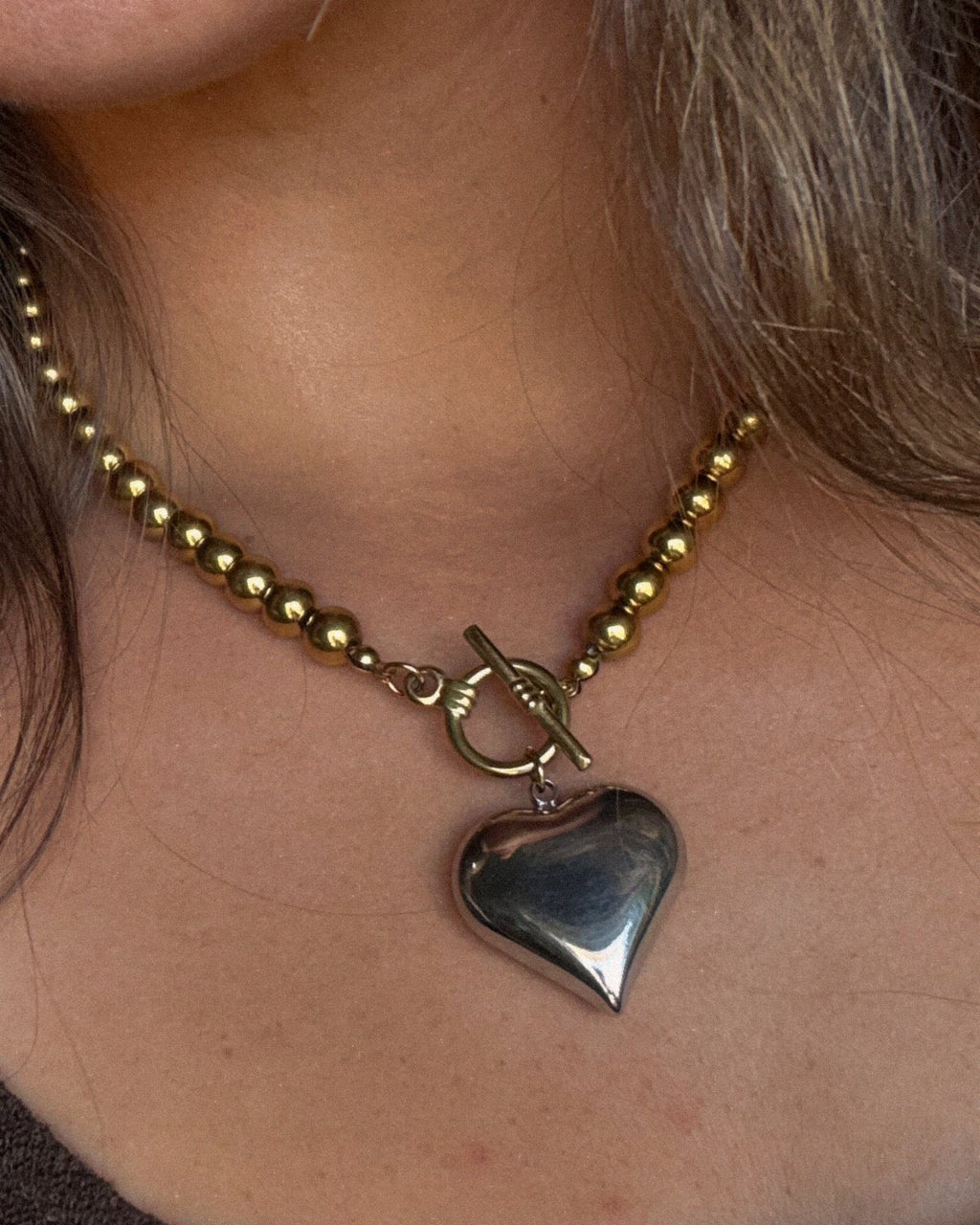 Mixed Heart Necklace
