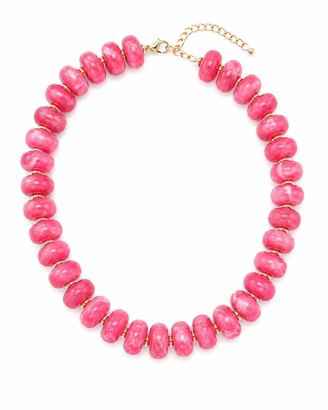 Peony Beaded Necklace