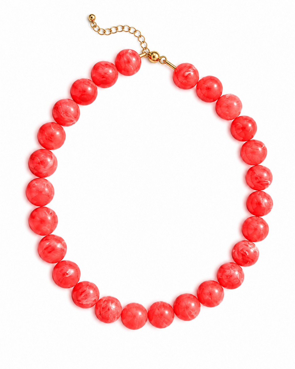 Pink/Mauve Beaded Necklace
