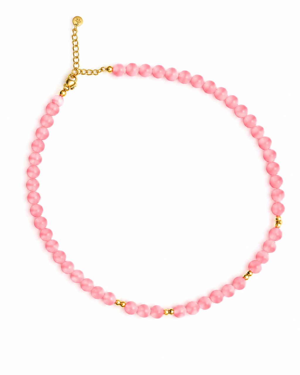 Pink Beaded Necklace