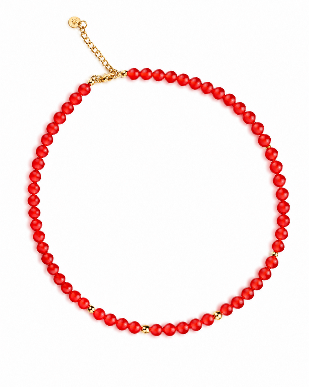 Red Beaded Necklace