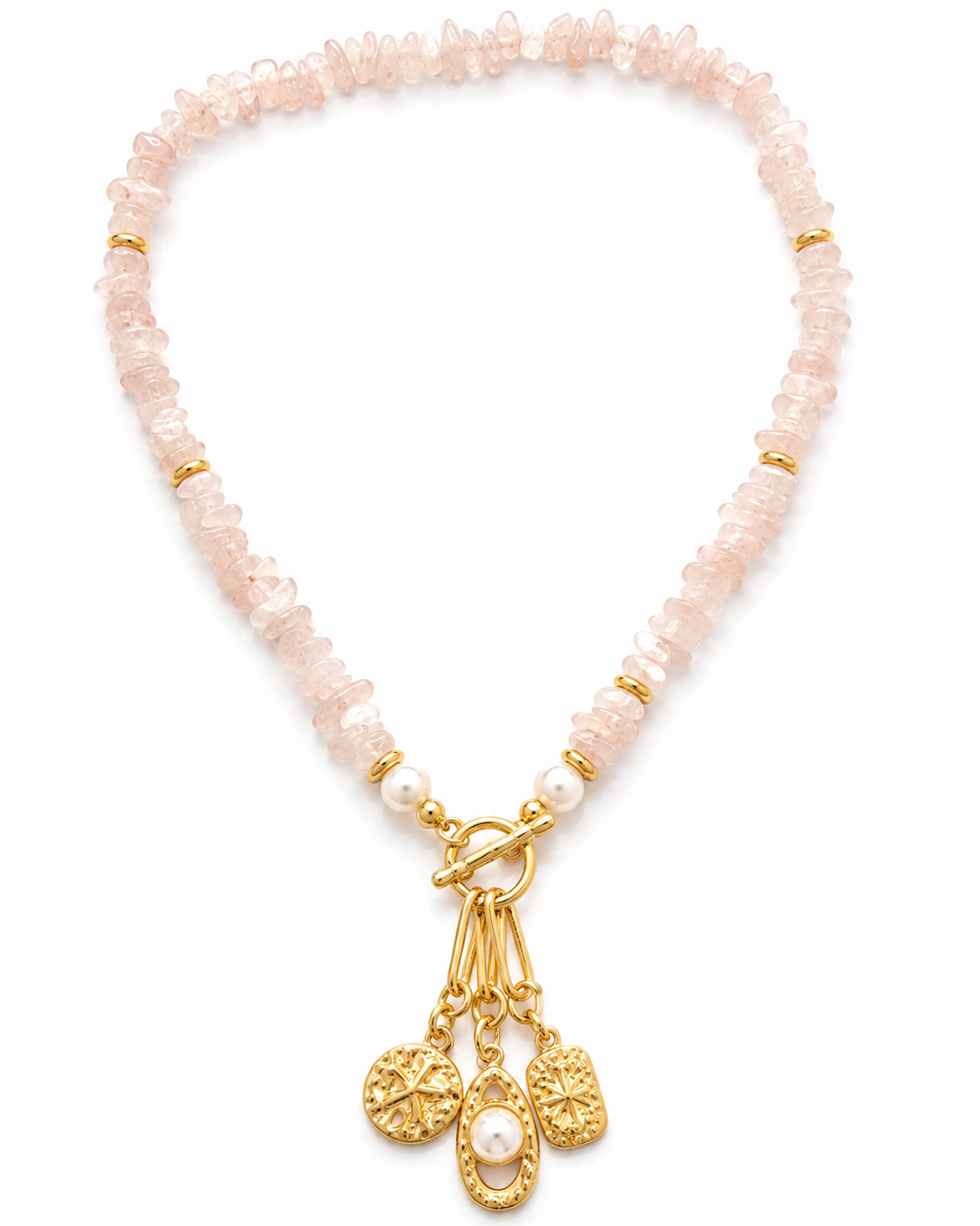 Pink Tide Charm Necklace