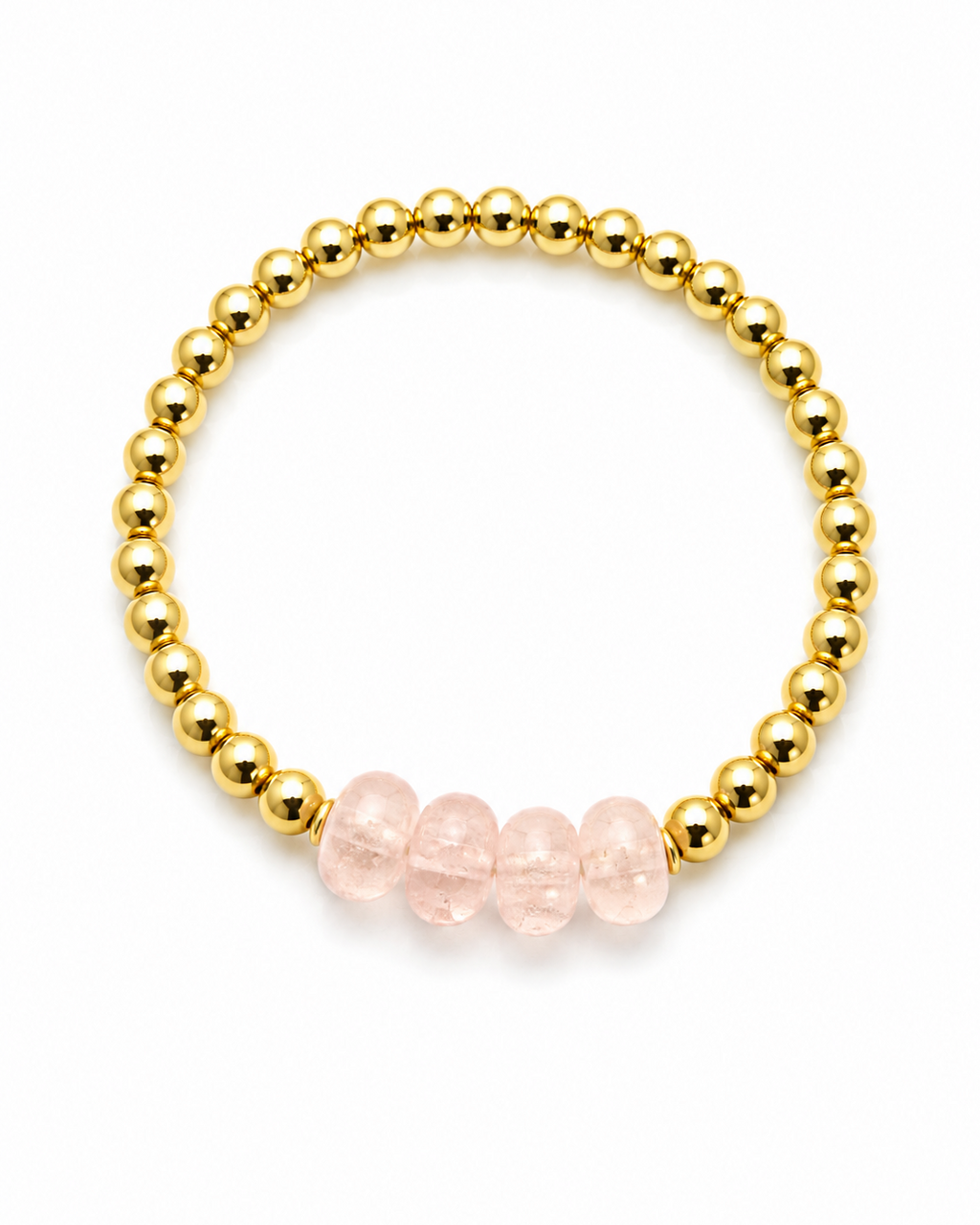 Pale Pink Stretch Bracelet