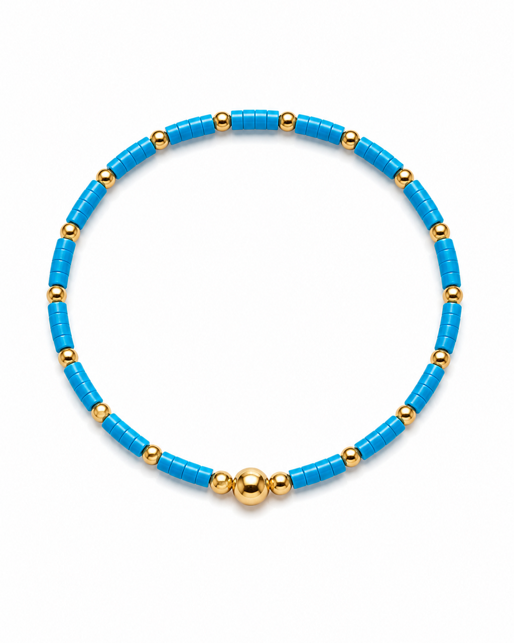 Blue Dainty Stretch Bracelet