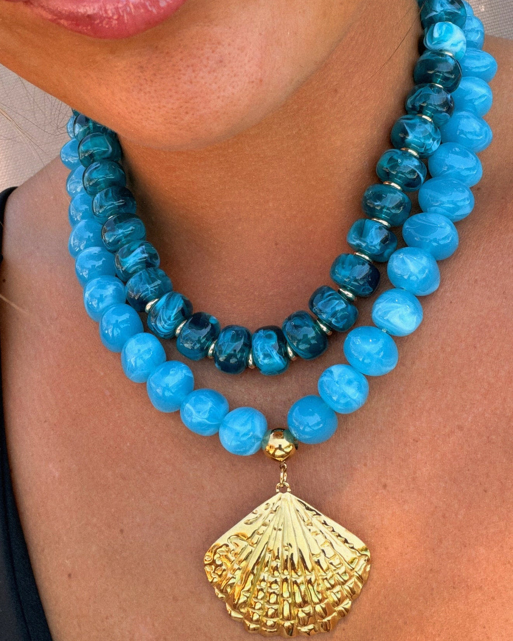 Turquoise Shell Necklace