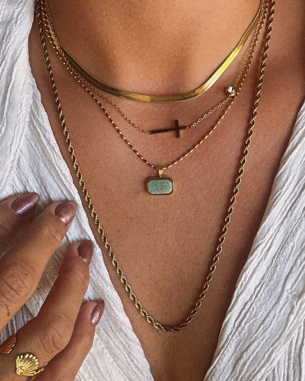 Dainty Christian Cross Necklace