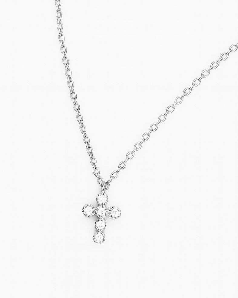 Dainty Silver Cross