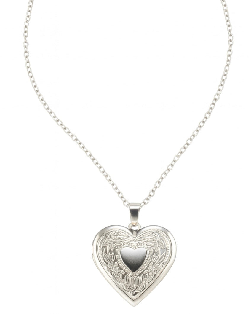 Silver Love Locket