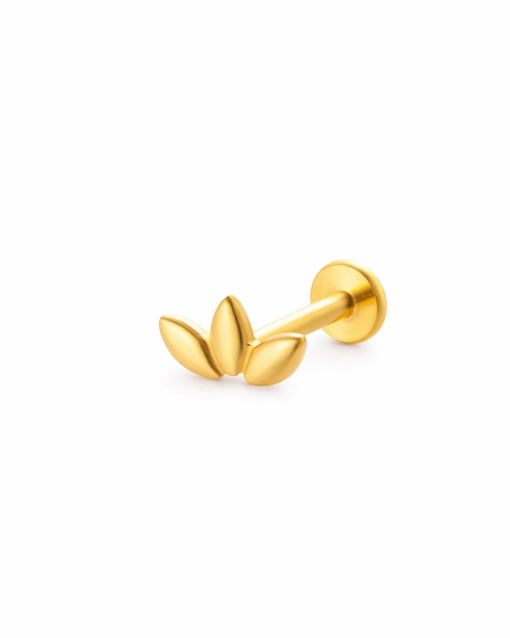 Gold 3 Point Flat Back Stud