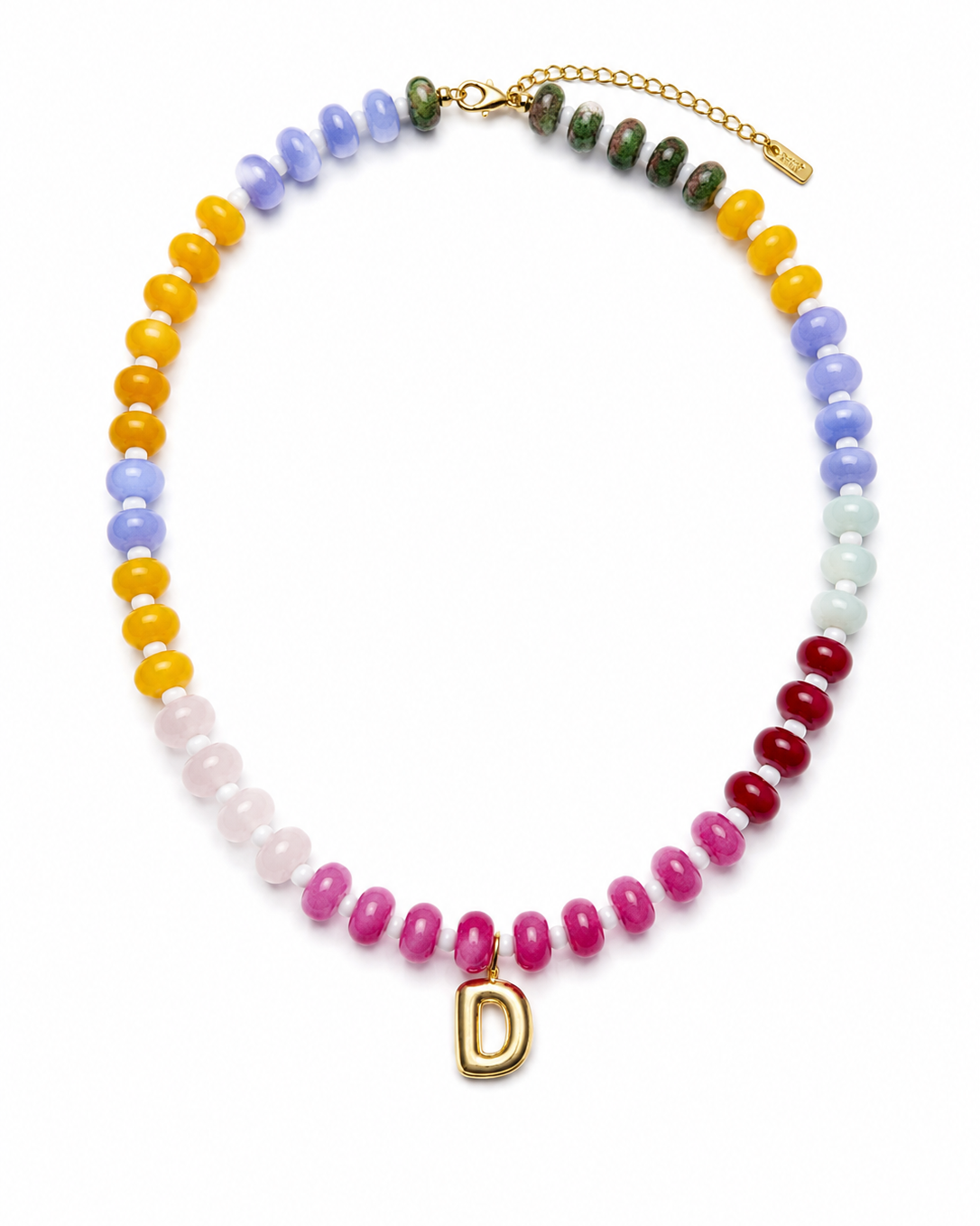 Beaded Initial Necklace