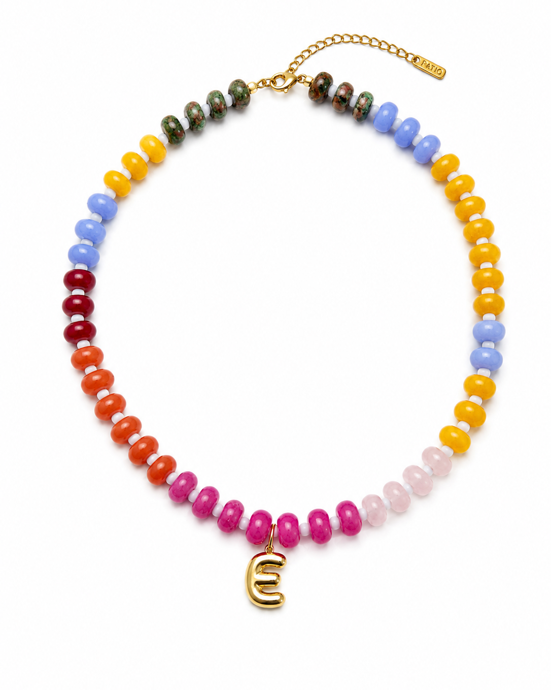 Beaded Initial Necklace