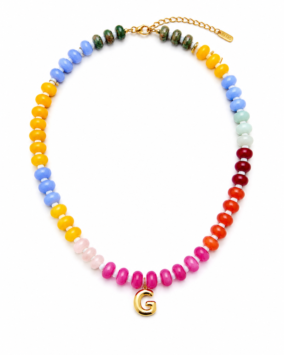 Beaded Initial Necklace