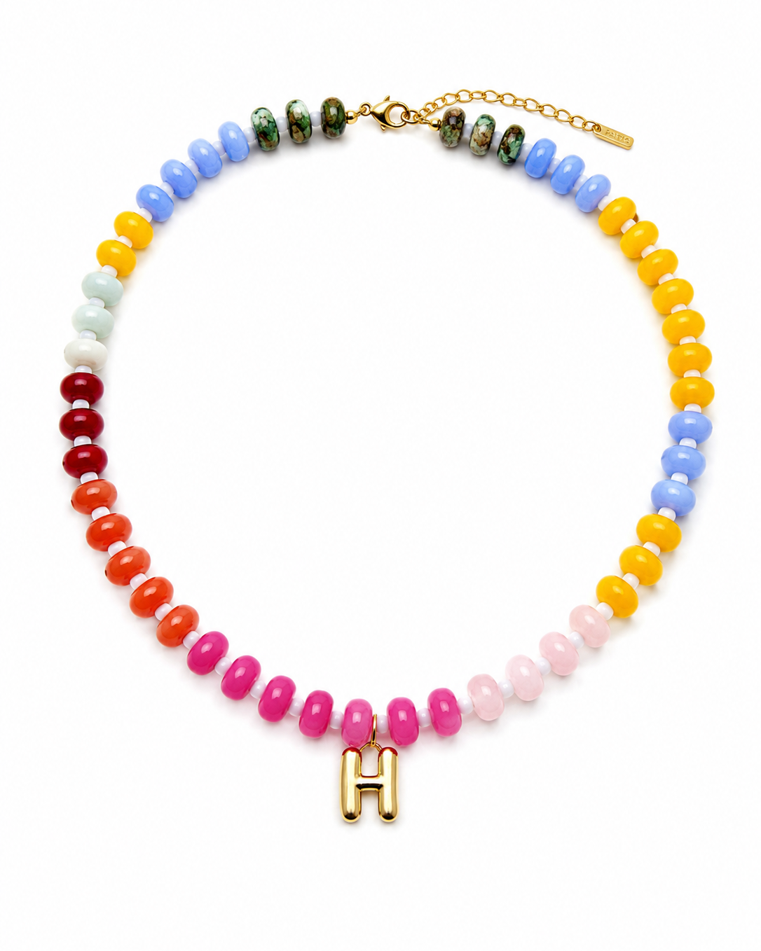 Beaded Initial Necklace