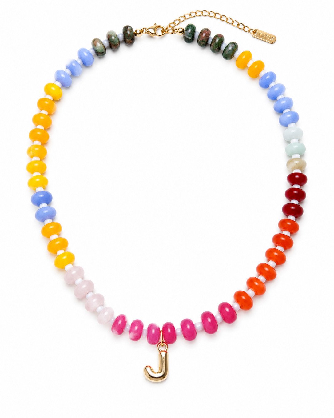 Beaded Initial Necklace