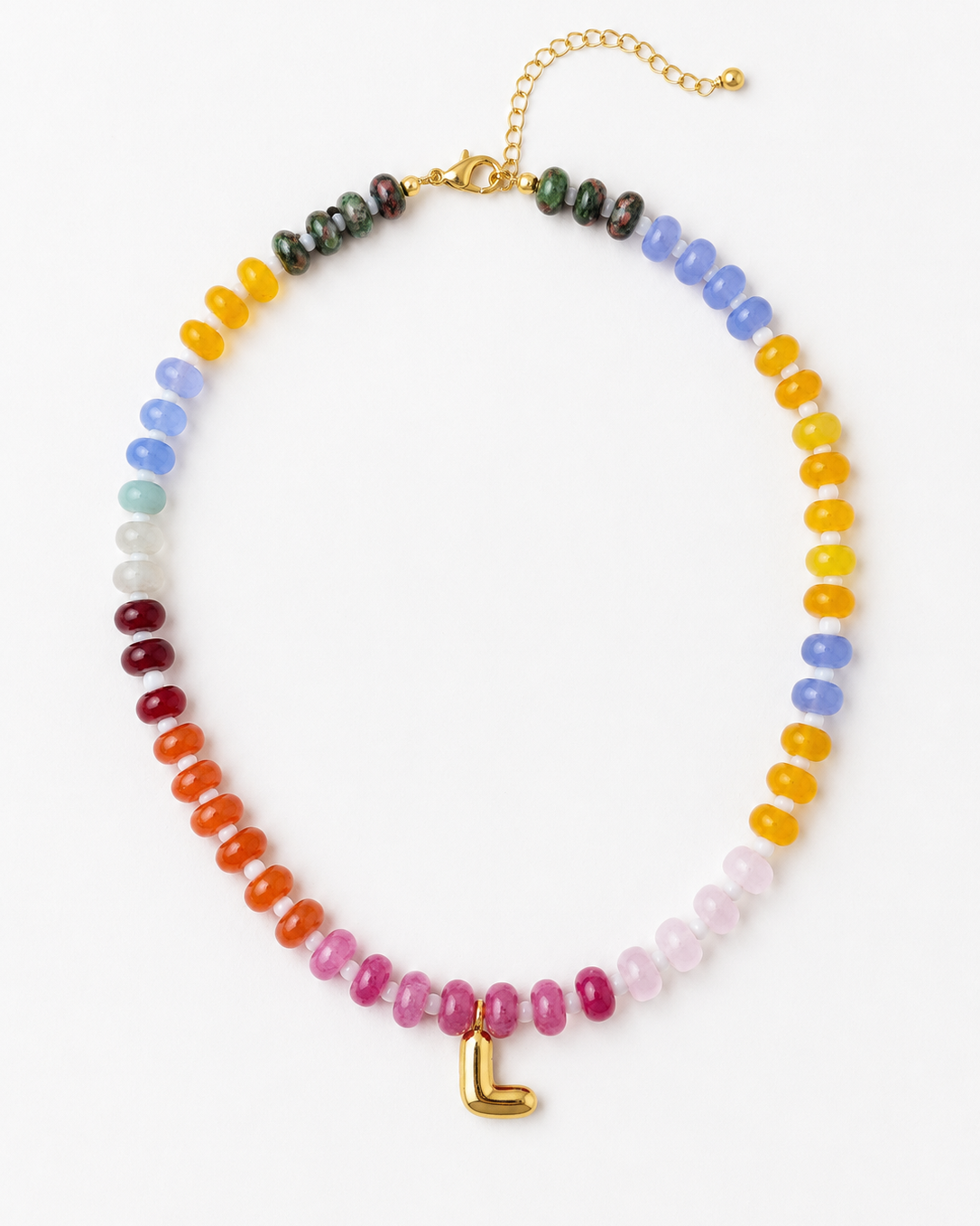 Beaded Initial Necklace