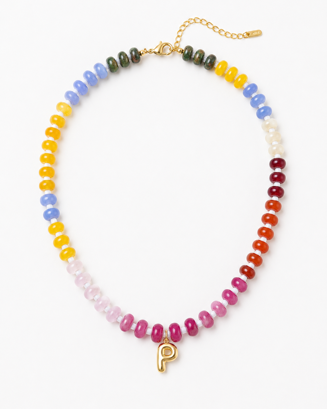 Beaded Initial Necklace