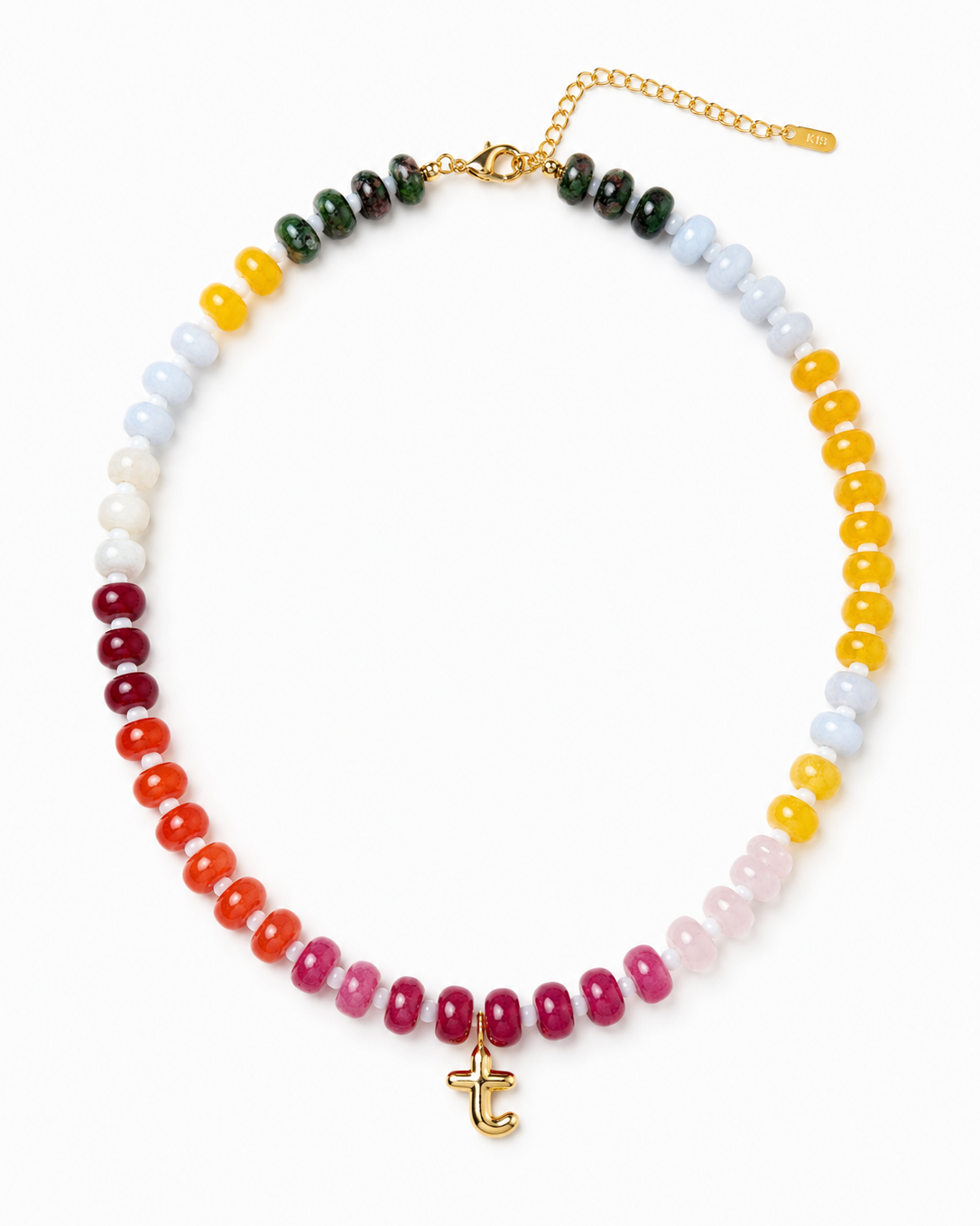 Beaded Initial Necklace