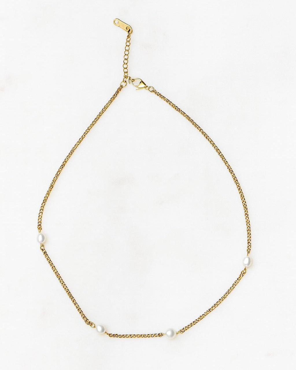 Golden Tide Pearl Necklace