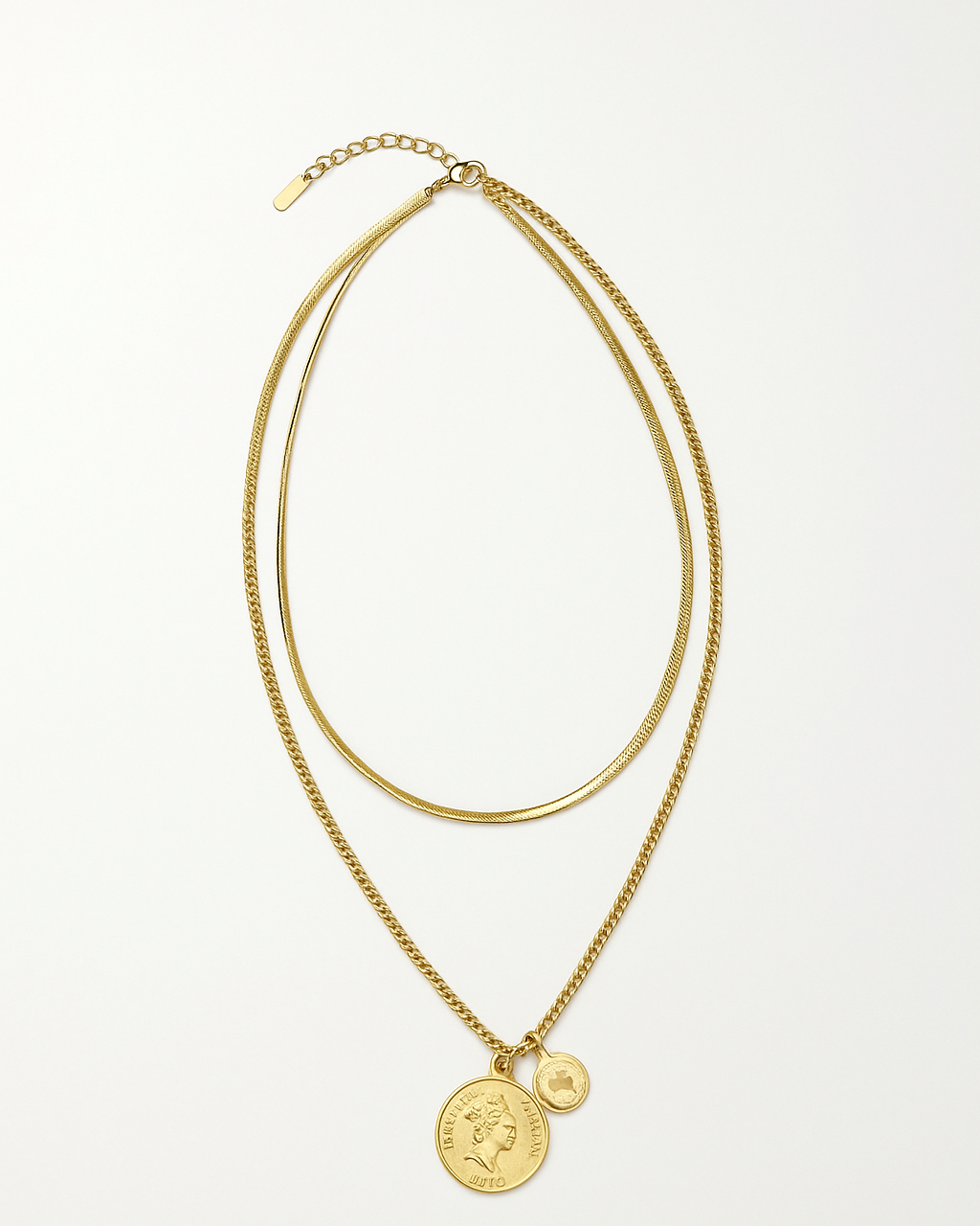 Elizabeth Coin Pendant Pre-stack