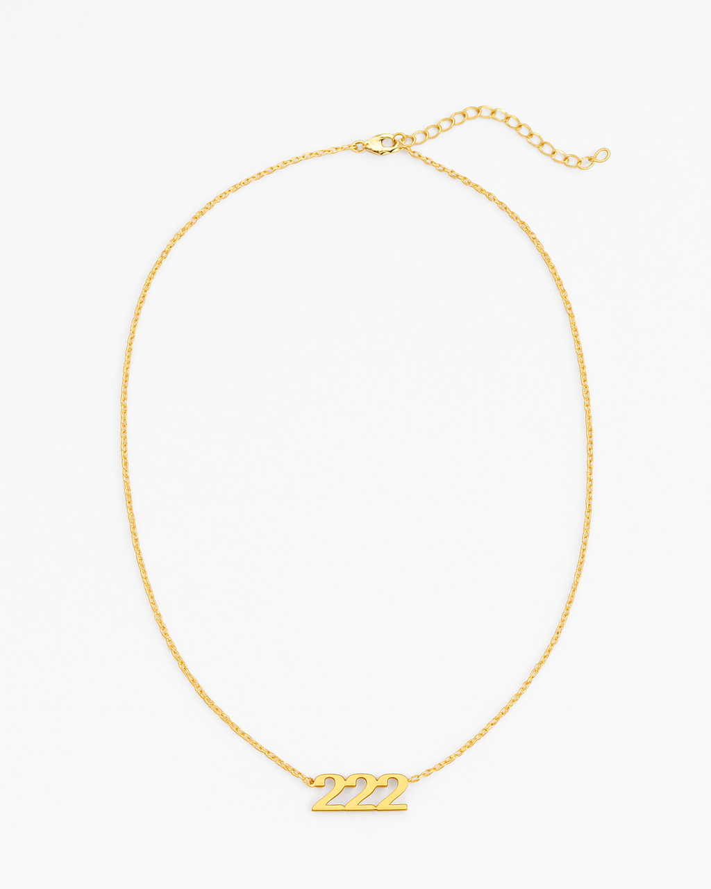 222 Angel Number Necklace