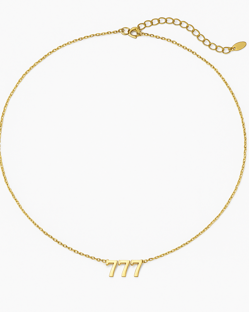 777 Angel Number Necklace