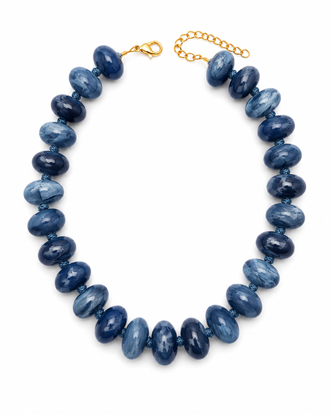 Navy Chunky Beads