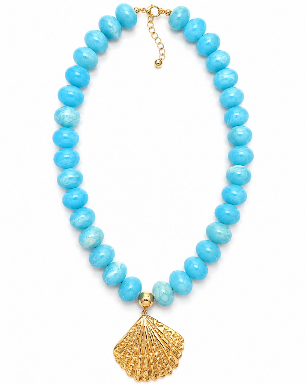 Turquoise Shell Necklace