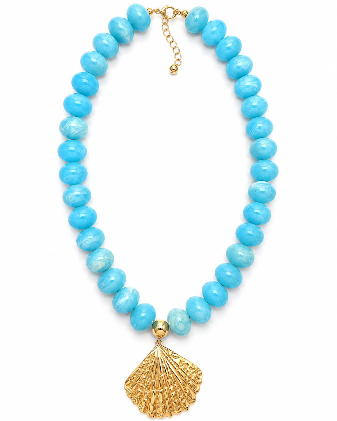 Turquoise Shell Necklace